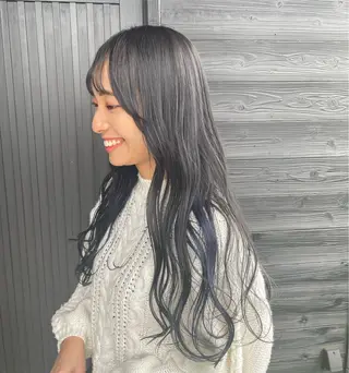 ロング カラー tominaga kentaのヘアスタイル