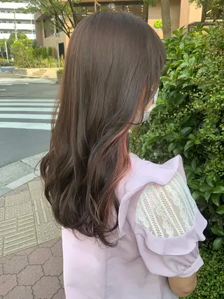 ロング 韓国風ヘア♡ runaのヘアスタイル