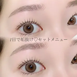 アイブロウ rei /meme まつパ アイブロウのマツエク・マツパデザイン