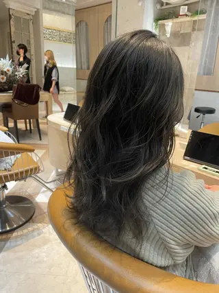 セミロング 韓国ヘア/髪質改善 /Harunaのヘアスタイル