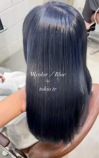 ロング カラー 🖤ROSEL／ KUREA🖤のヘアスタイル