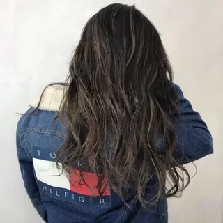 ロング カラー LUSTRE クロサワのヘアスタイル