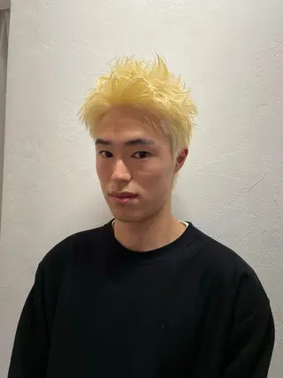 ショート カラー ケアパーマ/ブリーチ daisukeのヘアスタイル