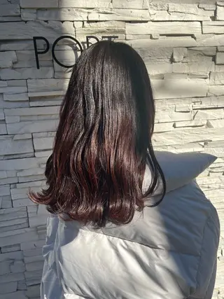 セミロング カラー 🟦メンズ特化🟦 たかしま　あさひのヘアスタイル