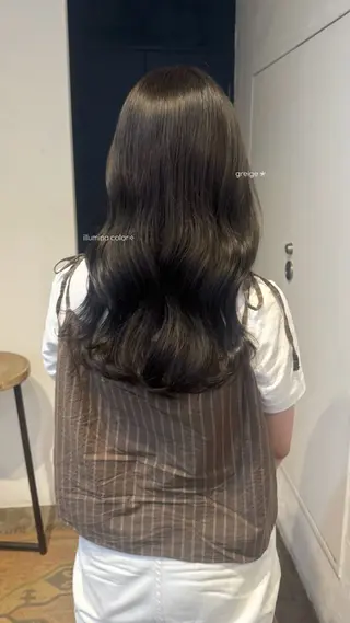ロング カラー ヘアアレンジ ᵐⁱᵏⁱᵏᵒ /透明感カラーのヘアスタイル