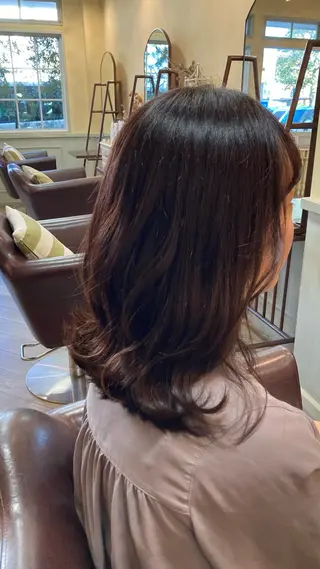 ミディアム カラー BioTop atora所属・🐾🐈Shiho 🐈‍⬛🐾/矯正のヘアスタイル