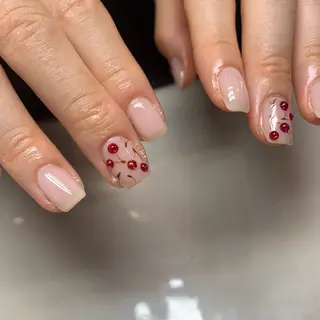 ネイル mofie🤍ユミ/ 恵比寿/パラジェルのネイルデザイン