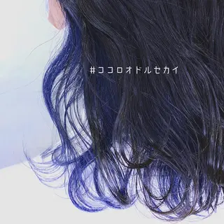 カラー teddy所属・韓国レイヤー//ブラ ウンカラー🐼メイのヘアスタイル