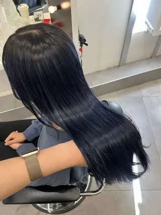 ロング カラー sunny所属・HONOKA/ ブリーチ無し艶カラーのヘアスタイル