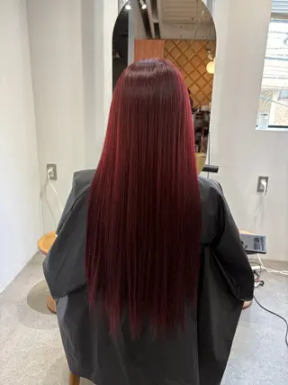 ロング カラー 武石 優愛のヘアスタイル
