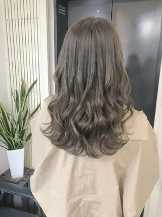 ミディアム ヘアアレンジ カラー GiseL 博多 ジゼル　博多のヘアスタイル