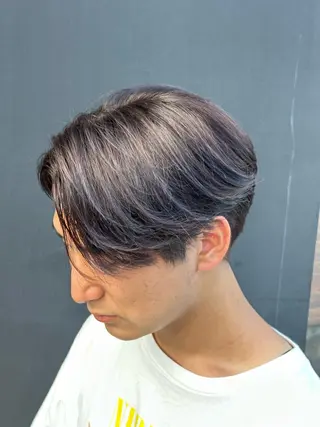 カラー メンズ 佐古 遼太のヘアスタイル