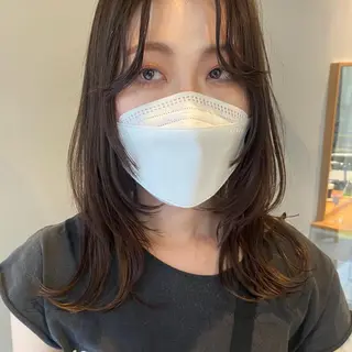 ロング F-card所属・shiga mariaのヘアスタイル