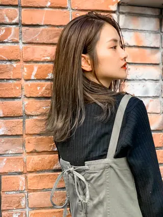 ロング カラー リピート率No.1✨ ユウキのヘアスタイル
