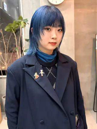 ショート カラー デザイン/レイヤー Kaito🐩/栄のヘアスタイル