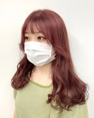 カラー RIKO👼🏻💓 韓国ガーリーのヘアスタイル