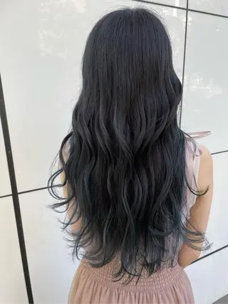 ロング カラー 中津/梅田/赤み消し /髪質改善/愛芽のヘアスタイル