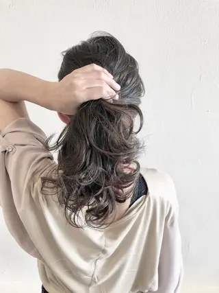 セミロング カラー Hair make VERDA所属・宮下 耕平のヘアスタイル