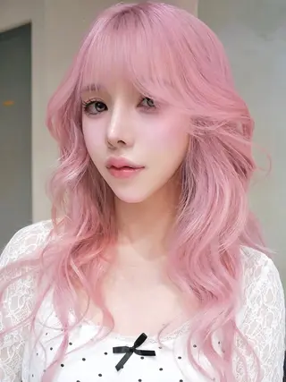 ロング ハイトーン♡ブリーチ ♡エクステ♡nanaのヘアスタイル