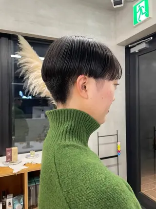 ショート 鶴井 美空のヘアスタイル