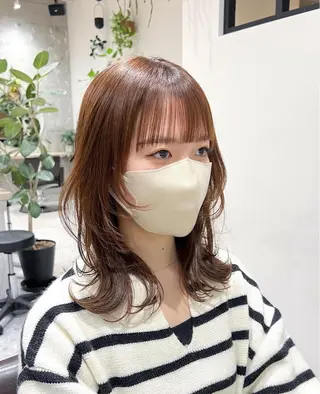 ミディアム TOMTO【トマト】所属・AMI /カットモデル募集中のヘアスタイル