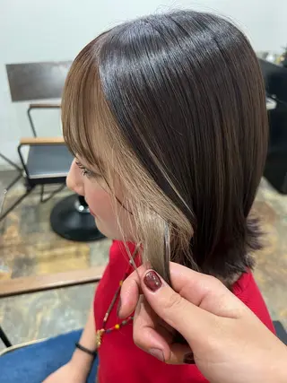 ショート カラー 上野台 彩加のヘアスタイル