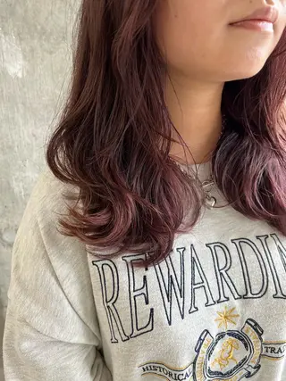 ミディアム Loem【ロエム】所属・RINA 【Loem】のヘアスタイル