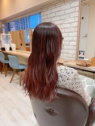 ロング カラー 清水 有実子のヘアスタイル