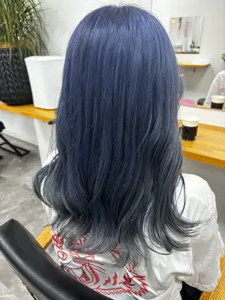 セミロング カラー ヘアー.ネイル二刀流 misa🫧のヘアスタイル