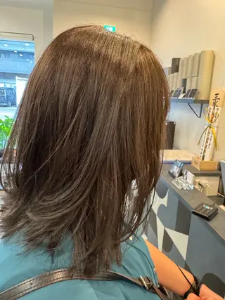 ミディアム カラー dog star 関 海斗のヘアスタイル