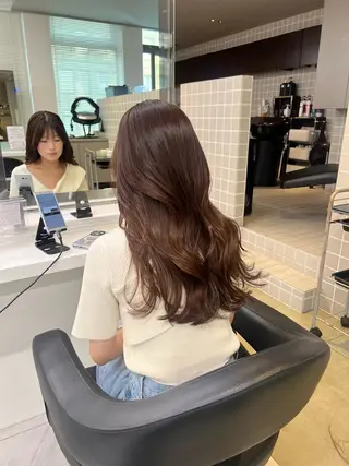 ロング カラー 韓国レイヤーカット /REIのヘアスタイル