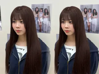 ロング カラー ヘアアレンジ 🩷ひより韓国ヘア/ 艶髪/ワンホン🩷のヘアスタイル