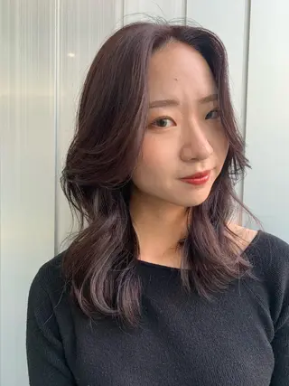 ミディアム 🎀韓国/髪質改善 長野美和🎀のヘアスタイル