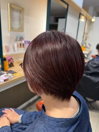 ショート カラー L-Blossom北上尾所属・大塚 しおりのヘアスタイル