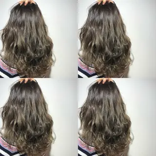 セミロング カラー ♡美髪•艶髪♡砂川 なつきのヘアスタイル