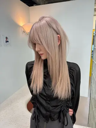 カラー qulim hair所属・【qulim】松尾 香透のヘアスタイル