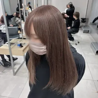 ロング ゆるふわ透明感カラー 🎀ほの/表参道のヘアスタイル