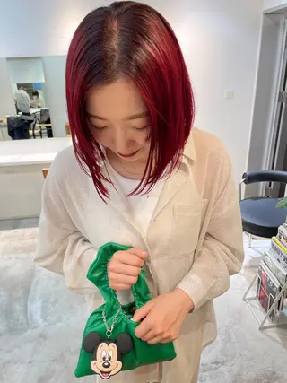 ミディアム カラー fit/ madokaのヘアスタイル