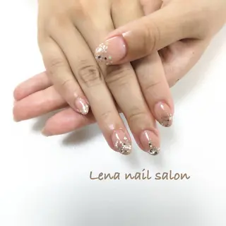 ネイル 自爪育成ネイルケア Lena  nailのネイルデザイン