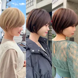 ショート カラー 栗原 瑠世のヘアスタイル