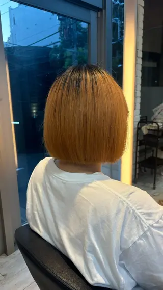 ショート miyu/ボブ/ 透明感カラー/栄のヘアスタイル