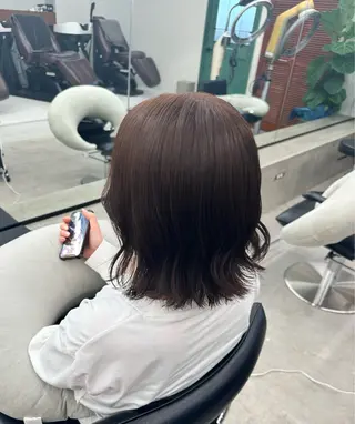 ミディアム カラー 髪質改善/レイヤー/ 艶髪🎀ayaneのヘアスタイル