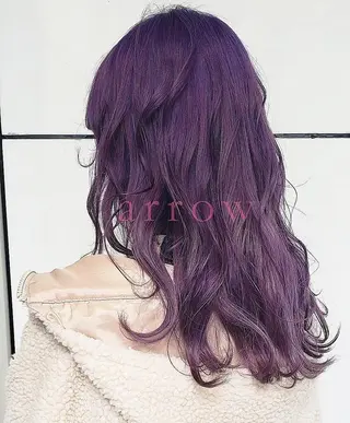 ロング カラー arrow🖤 もえみのヘアスタイル