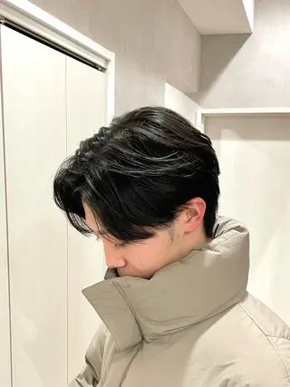 ショート カラー パーマ メンズ 【東北メンズヘア1 位受賞🥇】本間祐太のヘアスタイル