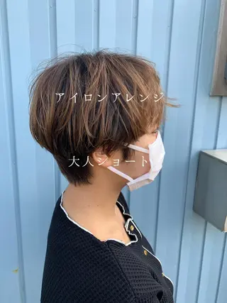 ショート HAIR SALONgenie (ヘアーサロンジーニー)所属・嶋崎 啓人のヘアスタイル
