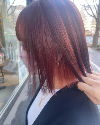 ミディアム カラー ヘアアレンジ ❥【韓国風ヘア】 stylist 林❥のエステ・リラクイメージ