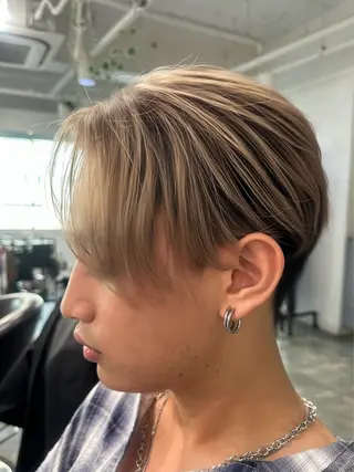 カラー メンズ 【バレイヤージュ】 kentoのヘアスタイル
