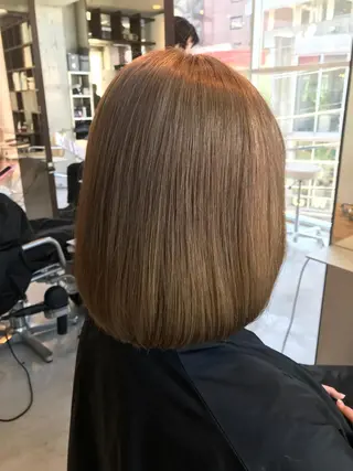 ショート カラー sand&rose所属・逗子、パーマスタイル ナオイカイラのヘアスタイル