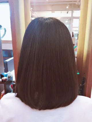 ミディアム 菅野 美咲のヘアスタイル