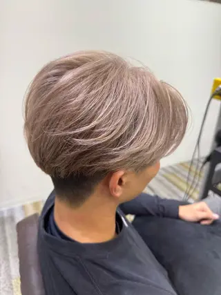 ショート カラー メンズ 【メンズ特化】岩瀬 武【メンズパーマ】のヘアスタイル